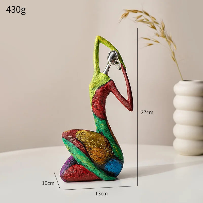 Desk Decoration Christmas Gift Creative Abstract Home Decoration Character Sculpture Living Room Desktop Decoration Ornaments