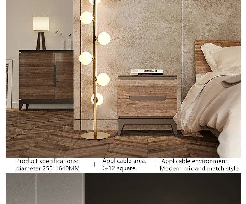 Modern LED floor lamps living room standing lights bedside illumination home deco lighting fixtures Nordic bedroom luminaires