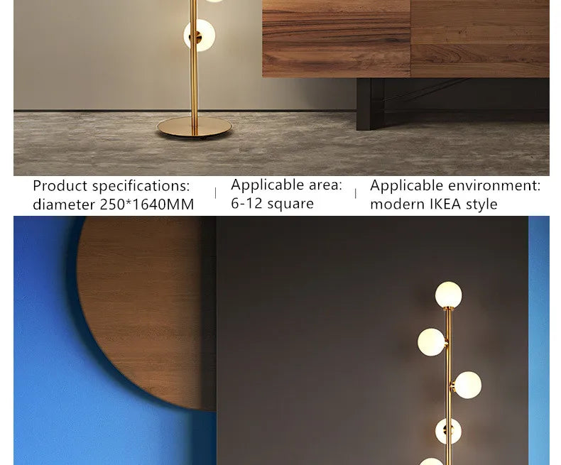 Modern LED floor lamps living room standing lights bedside illumination home deco lighting fixtures Nordic bedroom luminaires