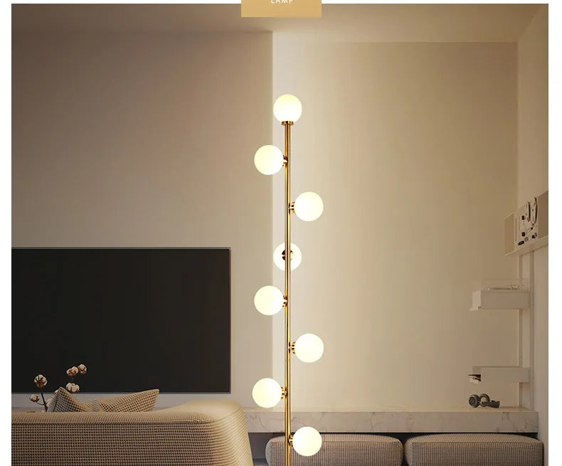 Modern LED floor lamps living room standing lights bedside illumination home deco lighting fixtures Nordic bedroom luminaires