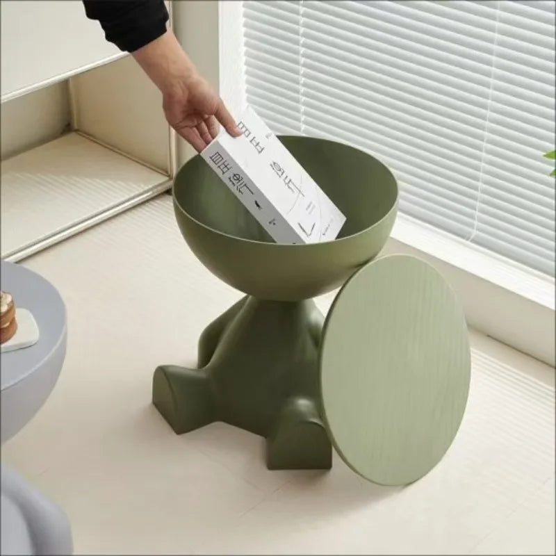Coffee Table Sofa Tea Side Table Living Room Small Furniture  Round Multifunction Night Desk Morden Cute Decoration Whimsical