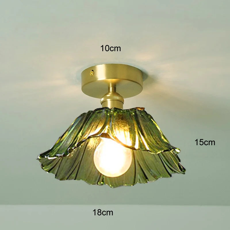 Home Decoration Lighting Retro Pendant Lamp Glass Hanging Lamp Living Room Dining Kitchen Island Chandelier Indoor Ceiling Light