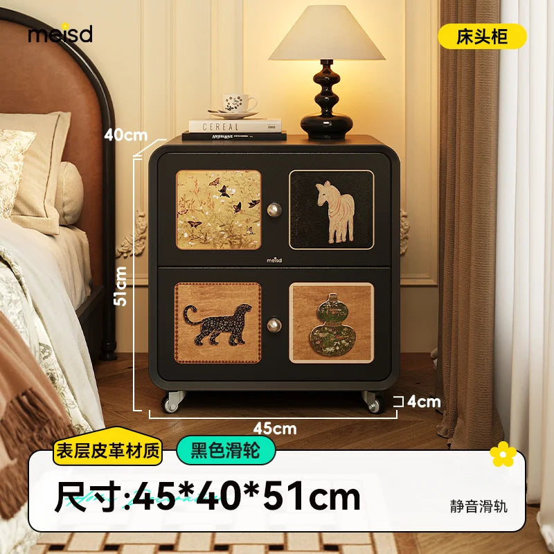 Decoratio Modern Night Table Elegant Minimalist Aesthetic Drawers Nightstand Cute Organize Mesitaa De Noche Bedroom Furniture
