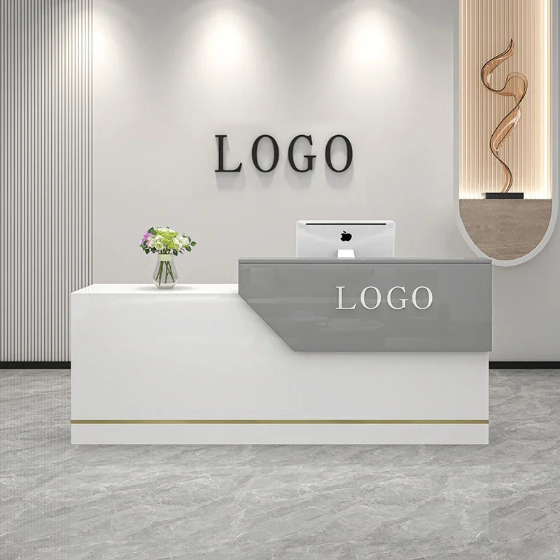 Decoration Reception Desks Displaycheckout Counter Reception Desks Beauty Salon Mostrador Negocio Commercial Furniture