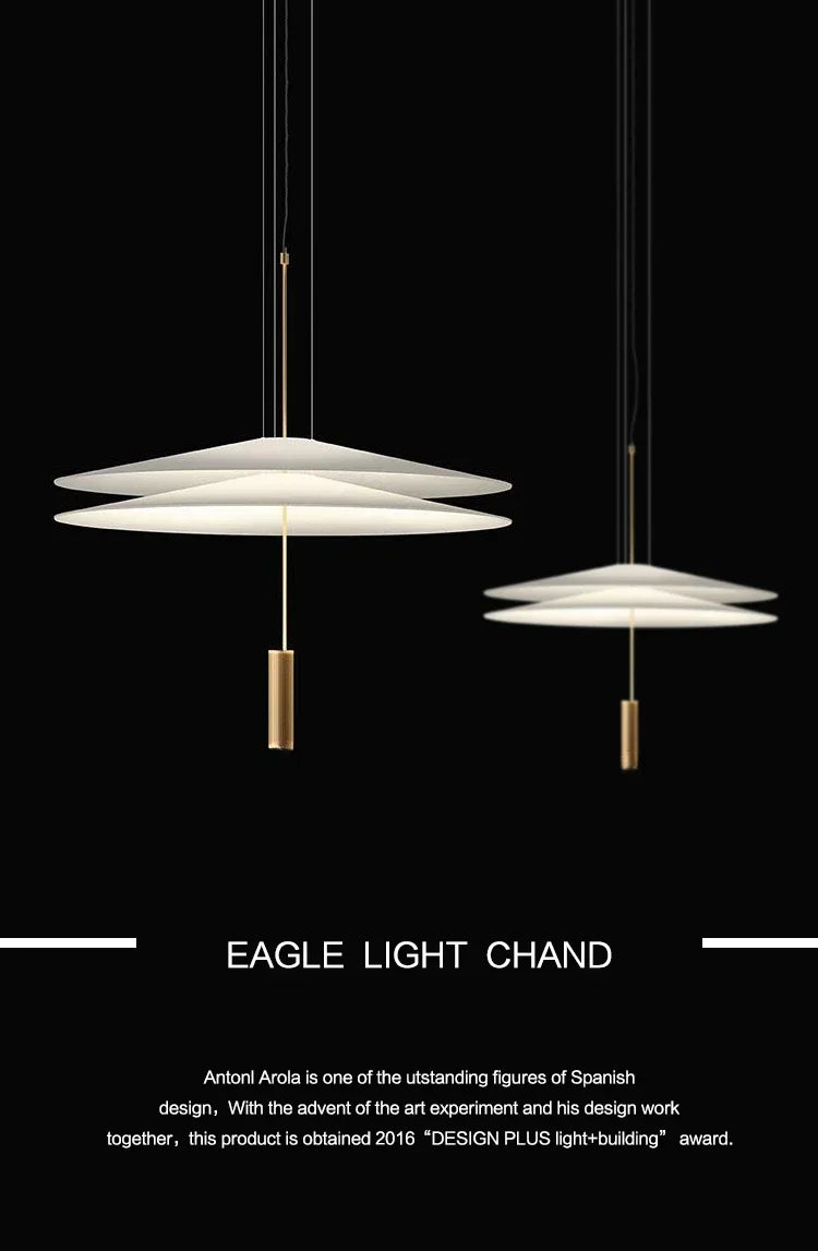 Designer Personality LED Hanging Lamp Flying Saucer Home Decor Denmark Dining Table Bar Living Room UFO Pendant Lamps