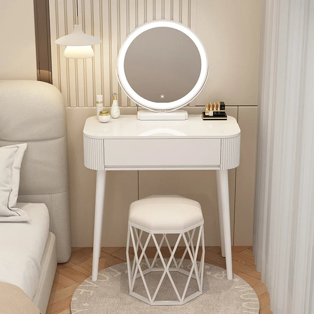 Decoration Vanity Table Bedroom Modern Storage Vanity Table Dresser Drawer Coiffeuse De Chambre Maquillage Bedroom Furniture
