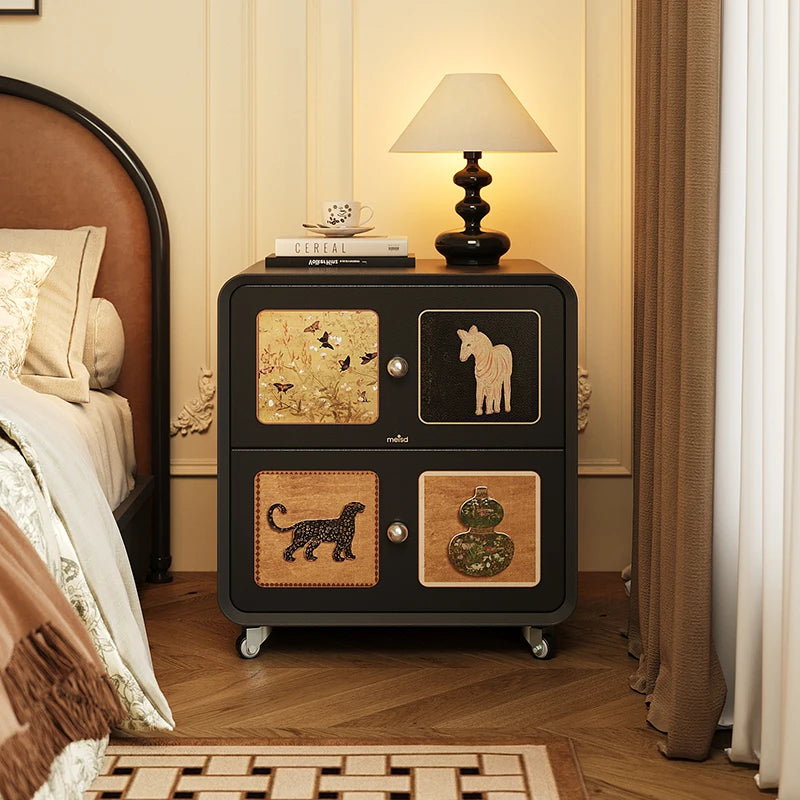 Decoratio Modern Night Table Elegant Minimalist Aesthetic Drawers Nightstand Cute Organize Mesitaa De Noche Bedroom Furniture