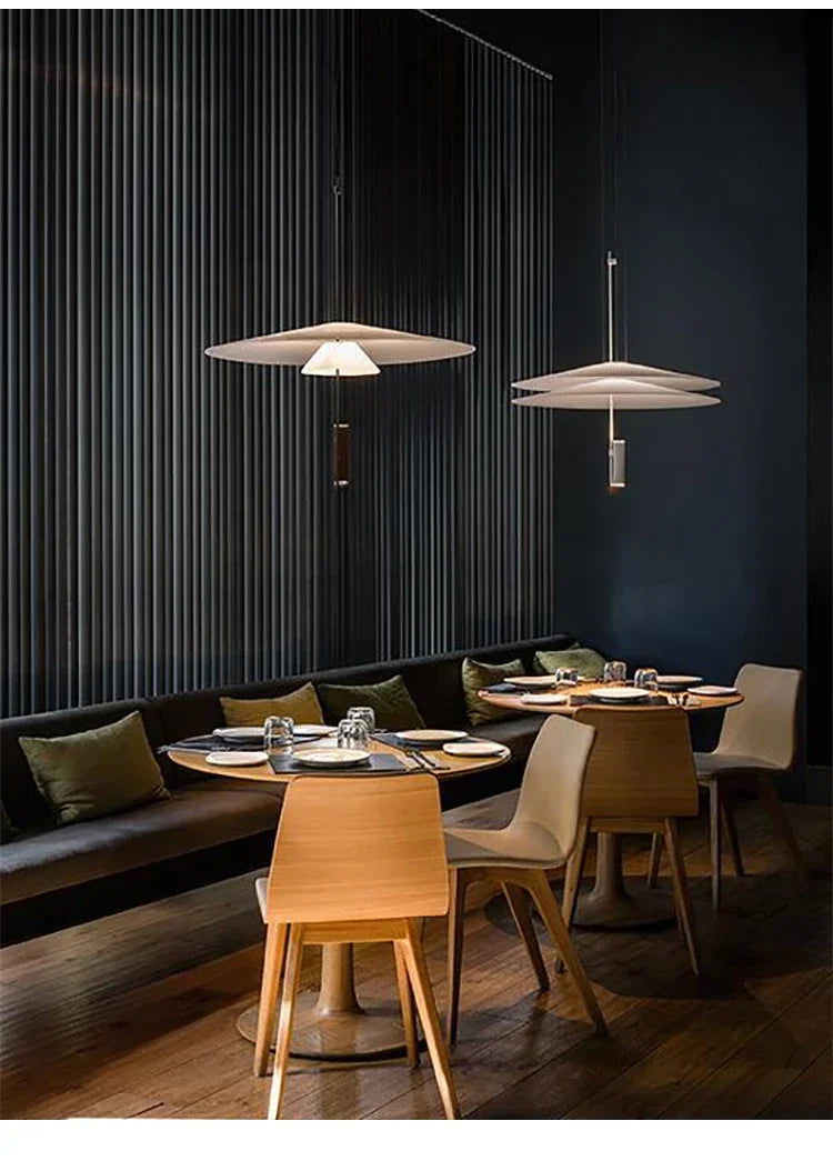 Designer Personality LED Hanging Lamp Flying Saucer Home Decor Denmark Dining Table Bar Living Room UFO Pendant Lamps