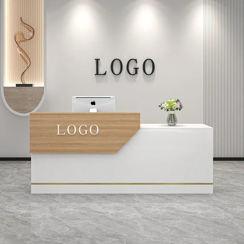 Decoration Reception Desks Displaycheckout Counter Reception Desks Beauty Salon Mostrador Negocio Commercial Furniture