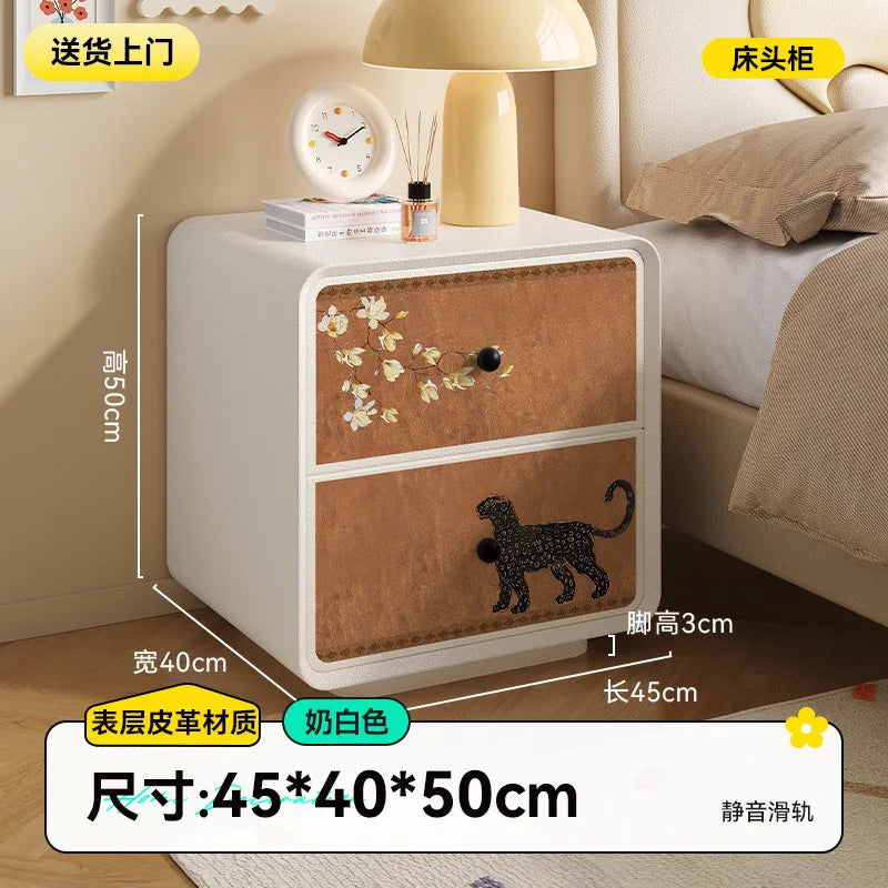 Decoratio Modern Night Table Elegant Minimalist Aesthetic Drawers Nightstand Cute Organize Mesitaa De Noche Bedroom Furniture