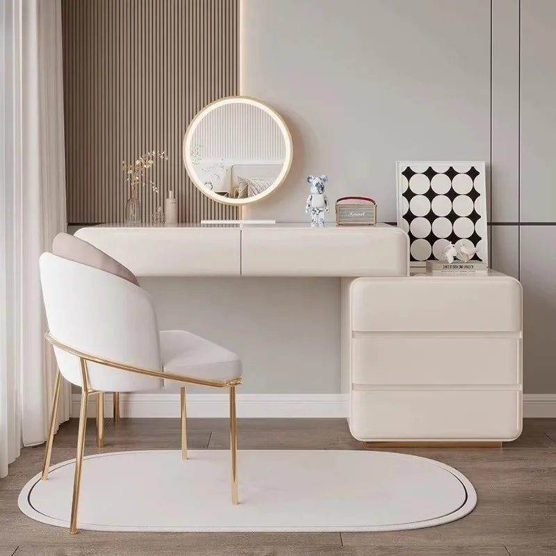 Decoration Vanity Table Dresser Storage Bedroom Vanity Table Drawer Tocador De Maquillaje Mueble Con Espejo Bedroom Furniture
