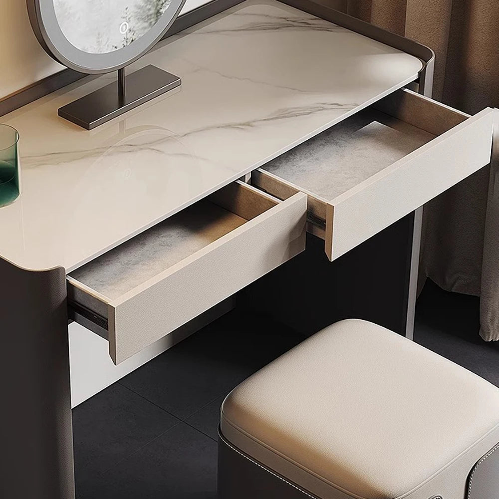 Decoration Drawer Vanity Table Living Room Modern Vanity Table Dresser Coiffeuse Avec Miroir Et Tabouret Bedroom Furniture