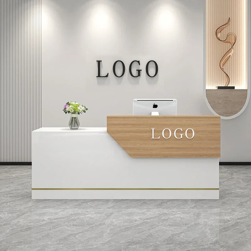 Decoration Reception Desks Displaycheckout Counter Reception Desks Beauty Salon Mostrador Negocio Commercial Furniture