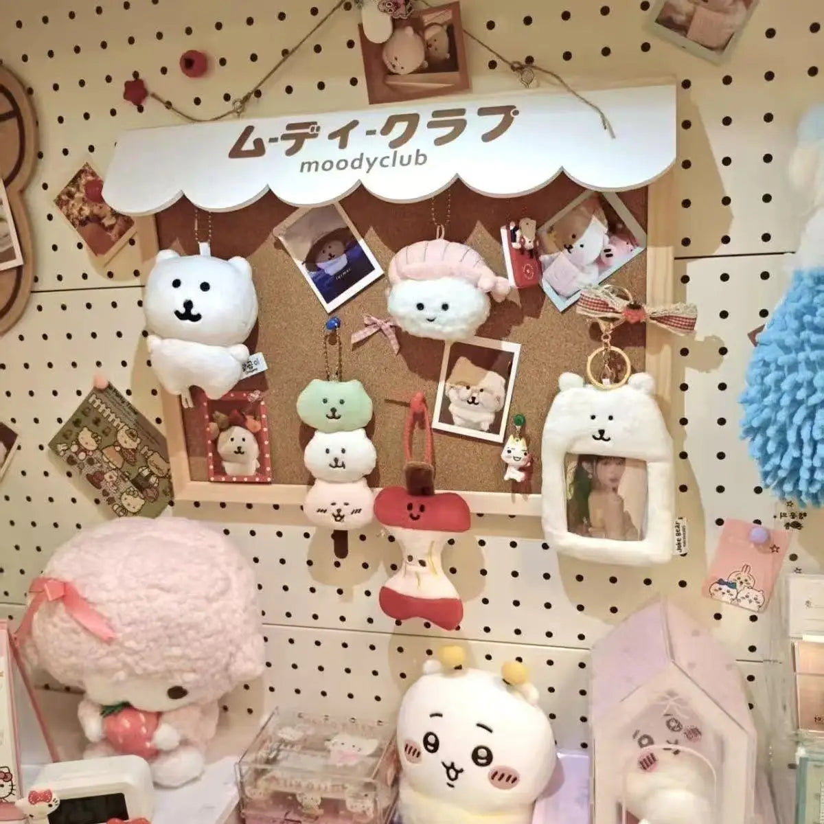 New DIY Cute Dessert House Cork Message Board Home Dormitory Jewelry Wooden Storage Board Wall Decorative Board Room Decoration