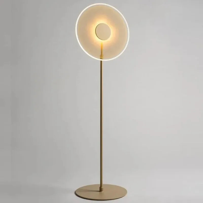 Modern Minimalist Designer round Study and Bedroom Hotel Acrylic Living Room Dining Room Model Room Sun Floor Lamp
