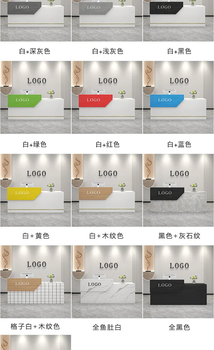 Decoration Reception Desks Displaycheckout Counter Reception Desks Beauty Salon Mostrador Negocio Commercial Furniture