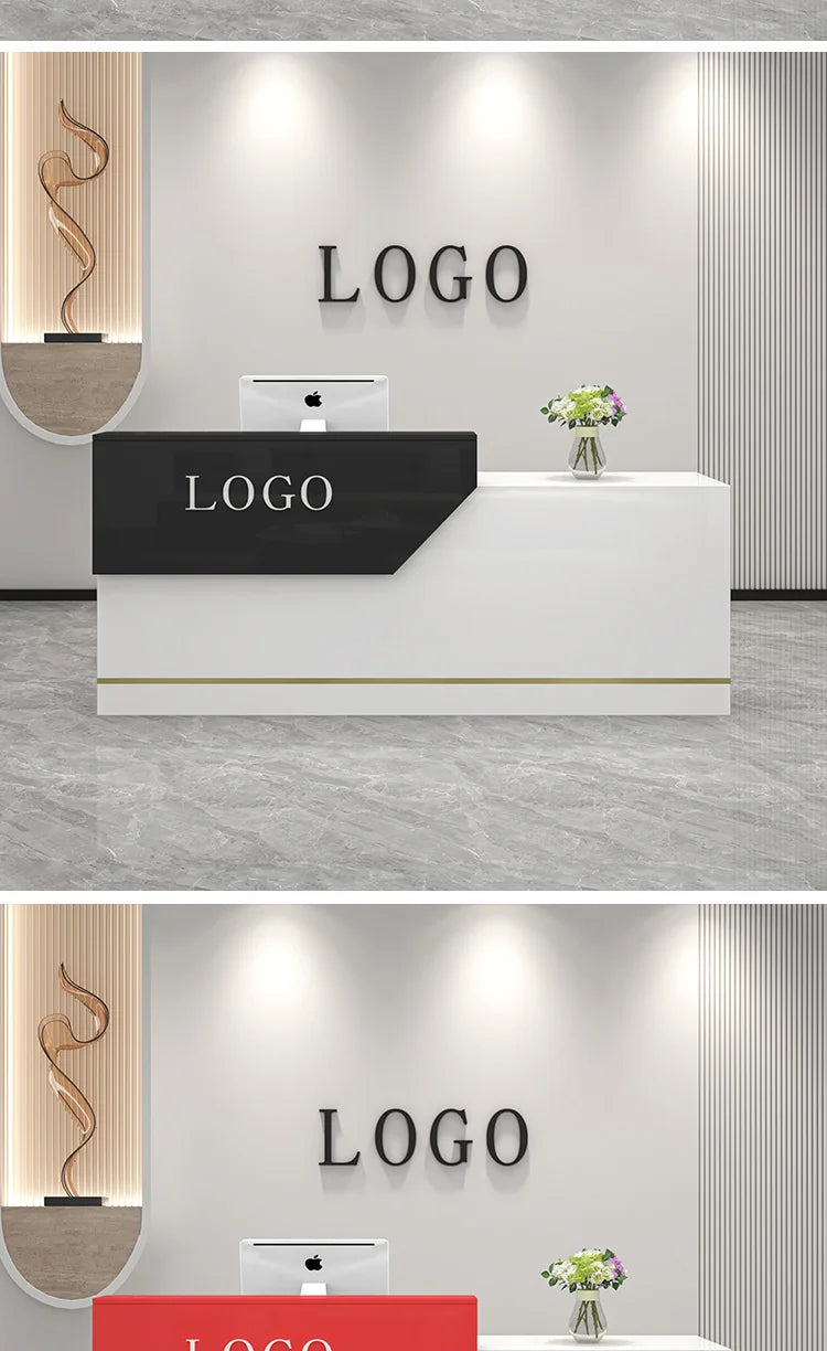 Decoration Reception Desks Displaycheckout Counter Reception Desks Beauty Salon Mostrador Negocio Commercial Furniture