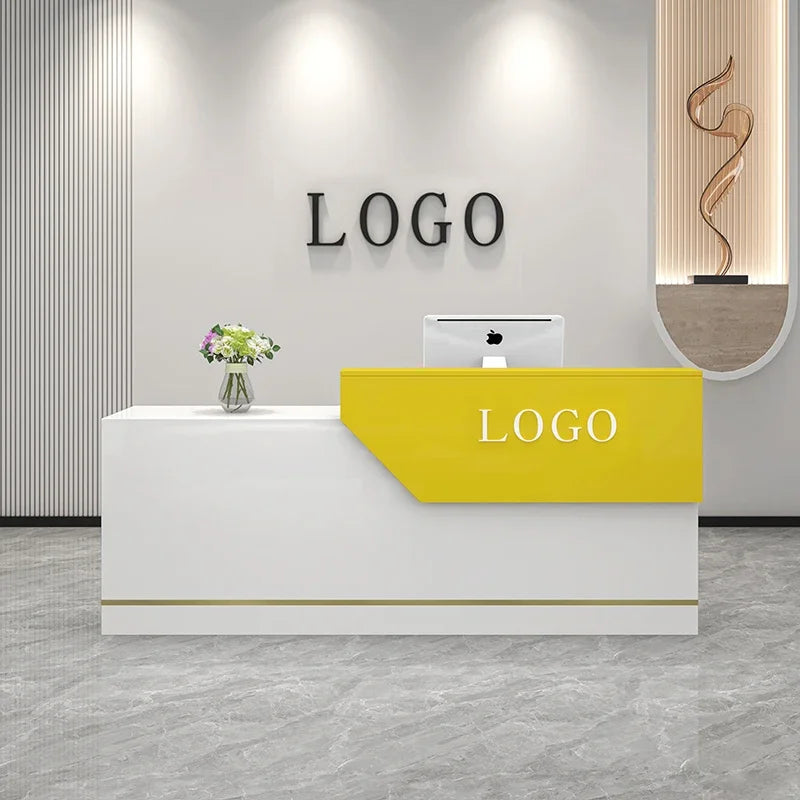 Decoration Reception Desks Displaycheckout Counter Reception Desks Beauty Salon Mostrador Negocio Commercial Furniture