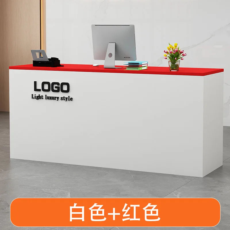 Display Modern Reception Desks Decorations Beauty Salon Reception Desks Checkout Counter Mostrador Negocio Commercial Furniture