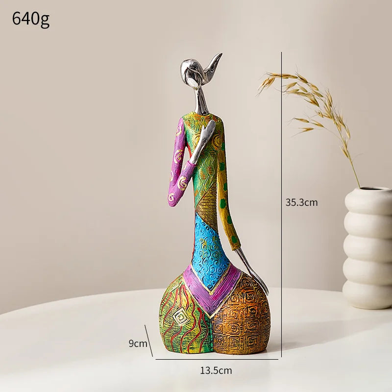 Desk Decoration Christmas Gift Creative Abstract Home Decoration Character Sculpture Living Room Desktop Decoration Ornaments