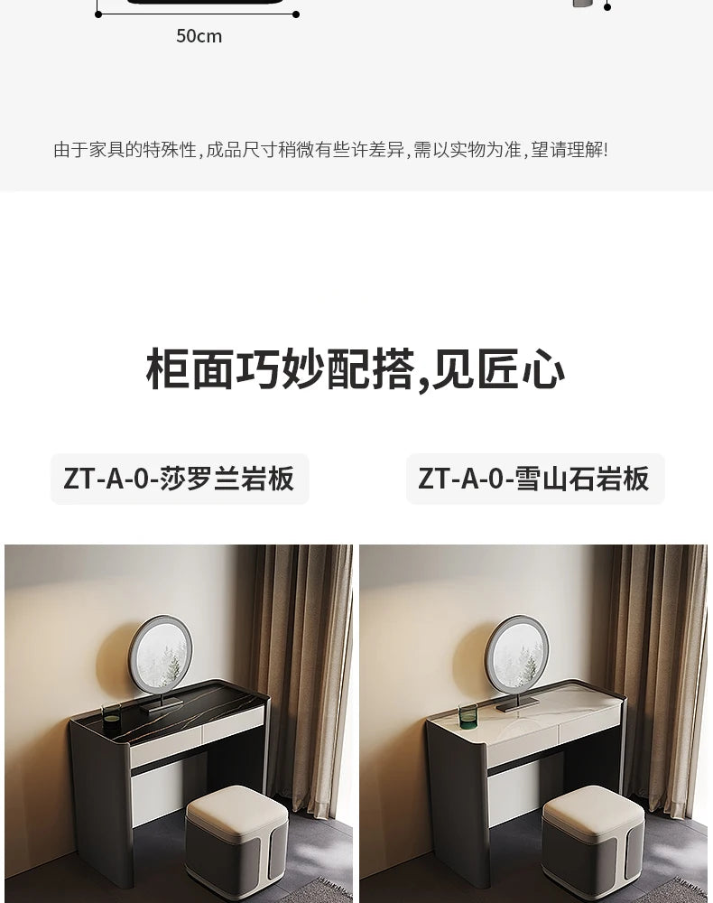 Decoration Drawer Vanity Table Living Room Modern Vanity Table Dresser Coiffeuse Avec Miroir Et Tabouret Bedroom Furniture