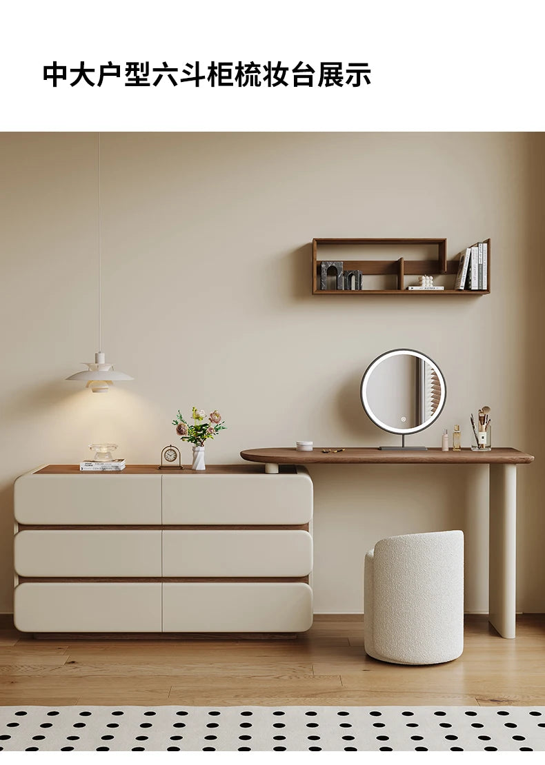 Makeup Desk Dressing Table Trendy Nordic Glamour Simple Style Design Vanity Table Space Saving Penteadeira Bedroom Furniture
