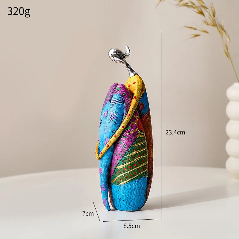 Desk Decoration Christmas Gift Creative Abstract Home Decoration Character Sculpture Living Room Desktop Decoration Ornaments