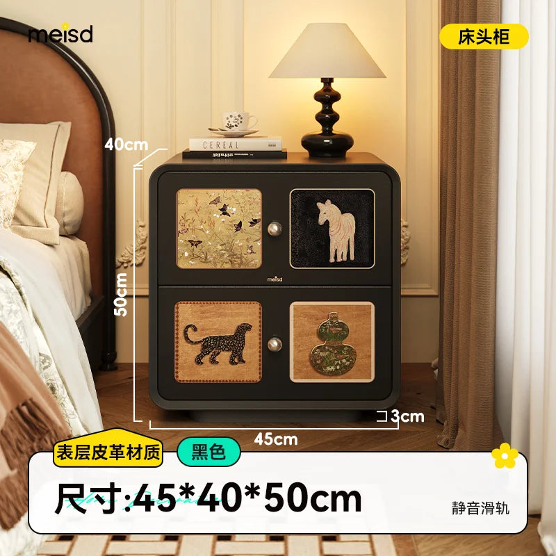 Decoratio Modern Night Table Elegant Minimalist Aesthetic Drawers Nightstand Cute Organize Mesitaa De Noche Bedroom Furniture