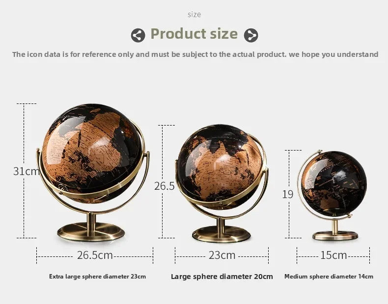 Full English Earth Decoration Office Study Desk Living Room Home Decoration Gifts