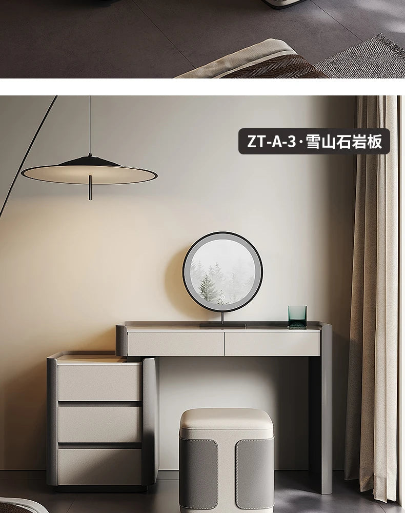 Decoration Drawer Vanity Table Living Room Modern Vanity Table Dresser Coiffeuse Avec Miroir Et Tabouret Bedroom Furniture