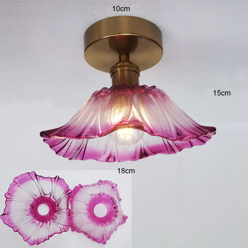 Home Decoration Lighting Retro Pendant Lamp Glass Hanging Lamp Living Room Dining Kitchen Island Chandelier Indoor Ceiling Light