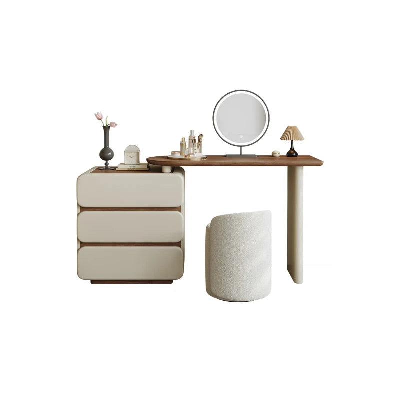 Makeup Desk Dressing Table Trendy Nordic Glamour Simple Style Design Vanity Table Space Saving Penteadeira Bedroom Furniture