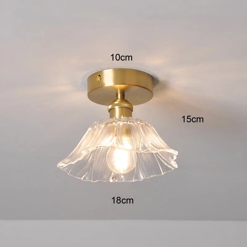 Home Decoration Lighting Retro Pendant Lamp Glass Hanging Lamp Living Room Dining Kitchen Island Chandelier Indoor Ceiling Light