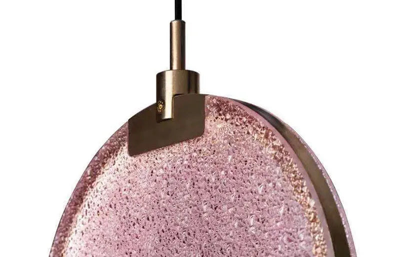 Horo pendant light led Round White Pink light Art Deco Gold Metal glass lamp For Dining Room spot lamp Kitchen Bedside Lamp