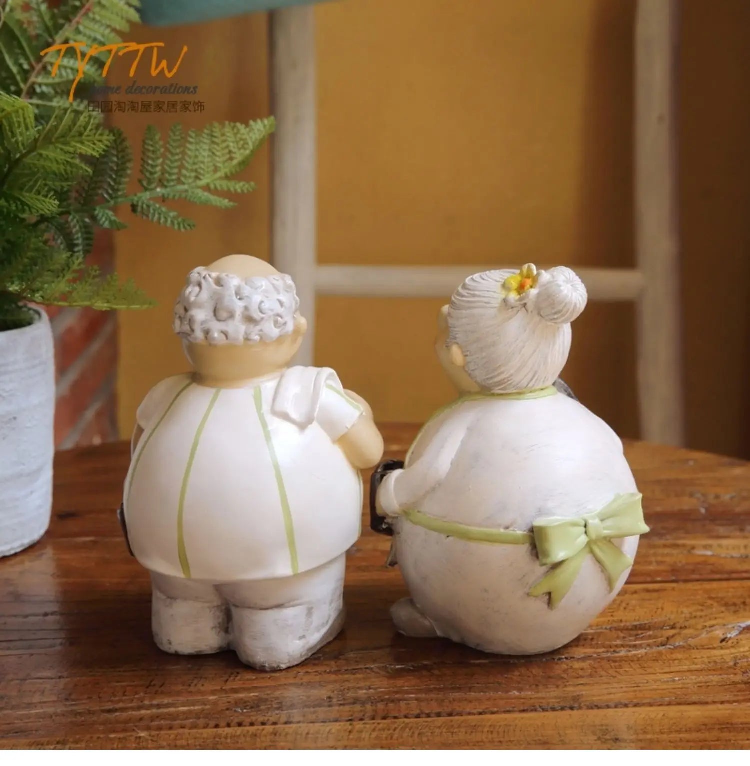 Home Decor For Grandma Room Decoration Marriage Grandpa's Home Decoration Elderly Couple Loving Old Grandpa and Grandma Doll