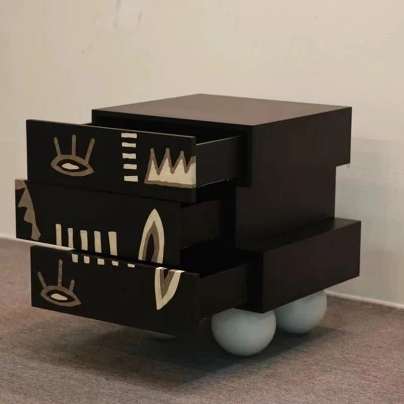 Decor Items Night Table European Aesthetic Modern Design Nightstands Vintage Simple Mesas De Noches Dormitorio Bedroom Furniture