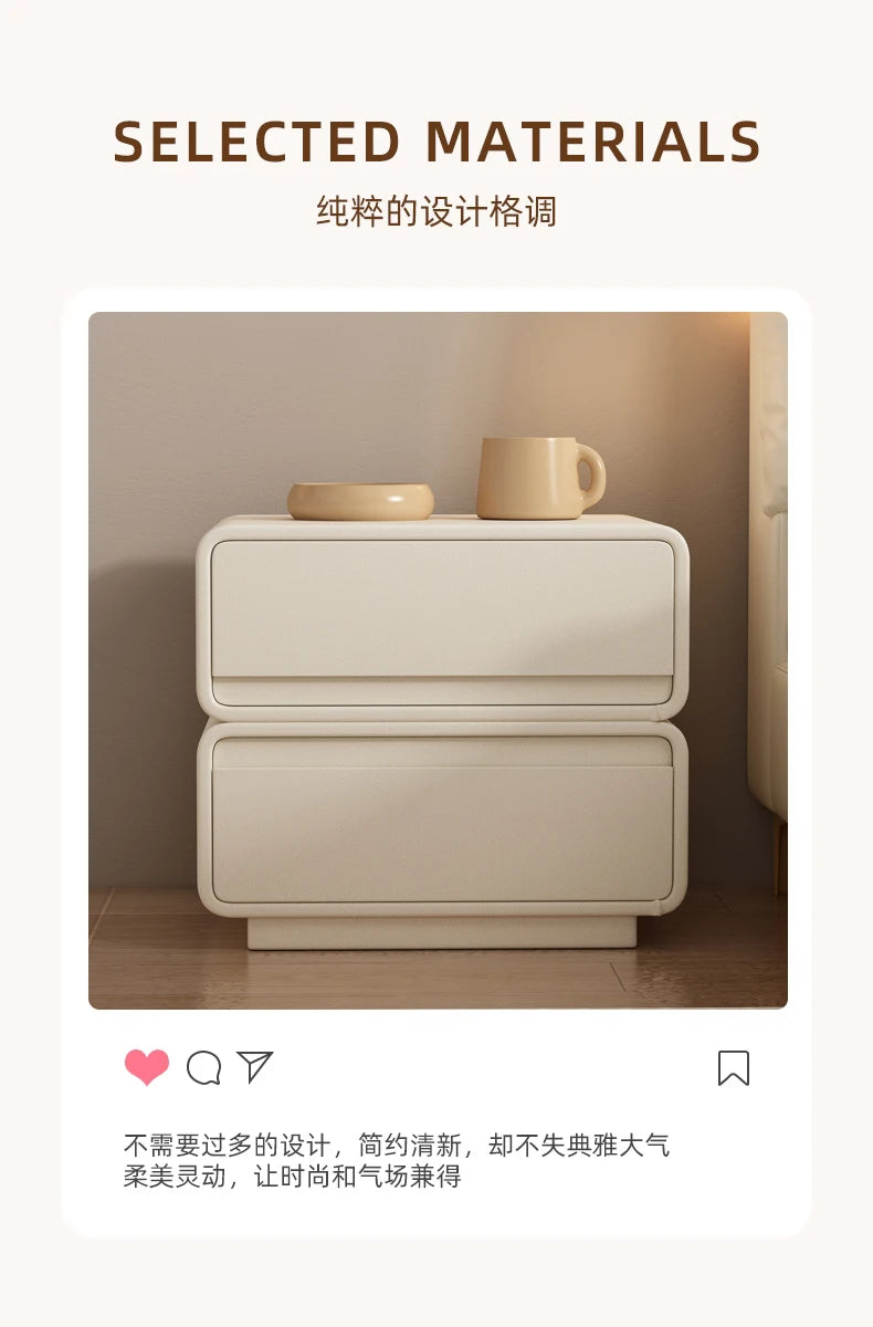 Decorations Nightstands Gloss Decor Modern Elegant Nightstands Glamour Luxury Mesita De Noche Dormitorio Home Furniture