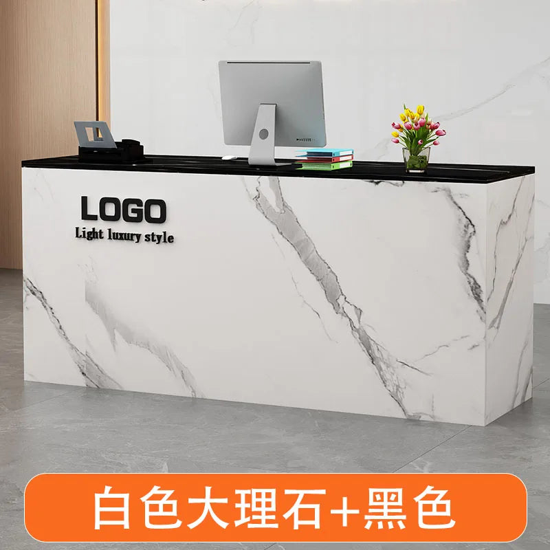 Display Modern Reception Desks Decorations Beauty Salon Reception Desks Checkout Counter Mostrador Negocio Commercial Furniture