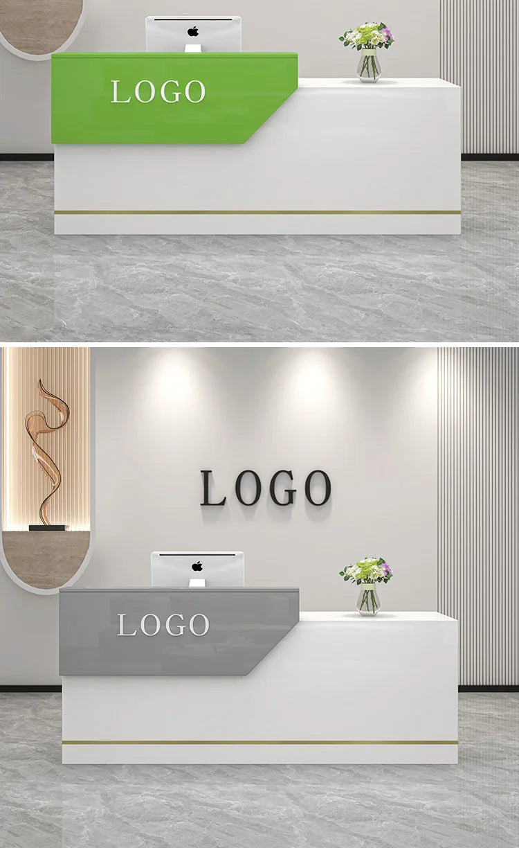 Decoration Reception Desks Displaycheckout Counter Reception Desks Beauty Salon Mostrador Negocio Commercial Furniture