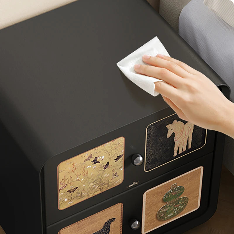 Decoratio Modern Night Table Elegant Minimalist Aesthetic Drawers Nightstand Cute Organize Mesitaa De Noche Bedroom Furniture