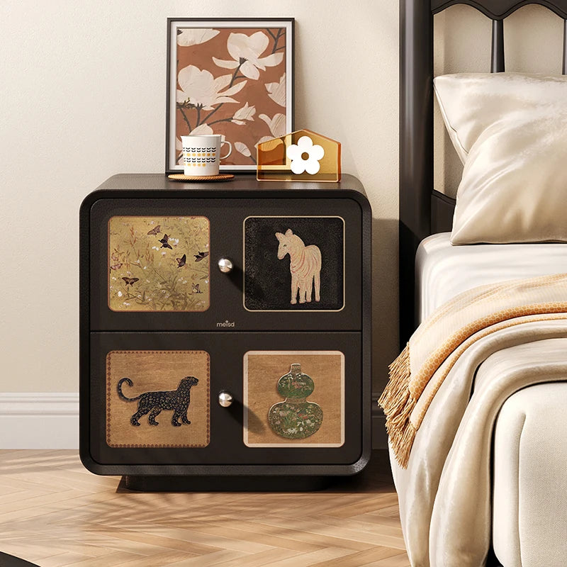 Decoratio Modern Night Table Elegant Minimalist Aesthetic Drawers Nightstand Cute Organize Mesitaa De Noche Bedroom Furniture