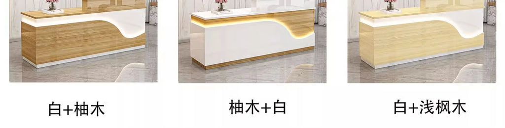 Display Kitchen Reception Desks Decorations Counter Desk Reception Desks Beauty Salon Mostrador Negocio Commercial Furniture