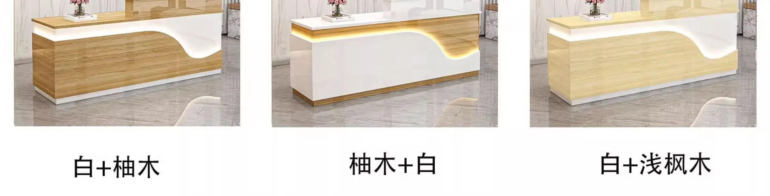 Display Kitchen Reception Desks Decorations Counter Desk Reception Desks Beauty Salon Mostrador Negocio Commercial Furniture
