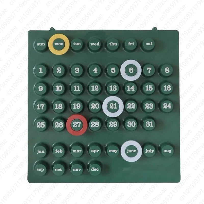 Retro calendar creative wall decoration home