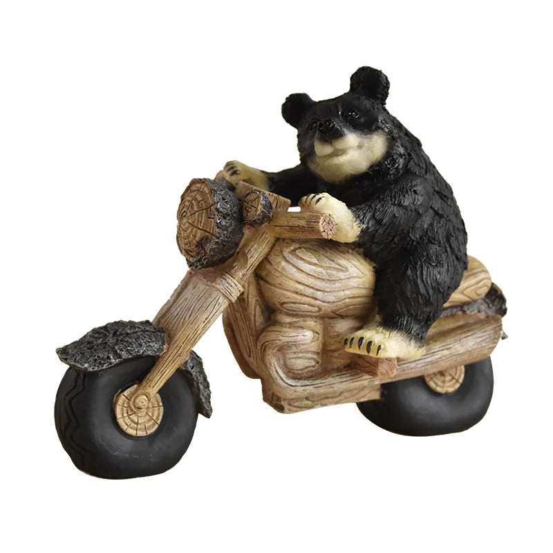 Black Bear Display Home Living Room TV Cabinet Porch Decoration Home Decor Desk Accessories