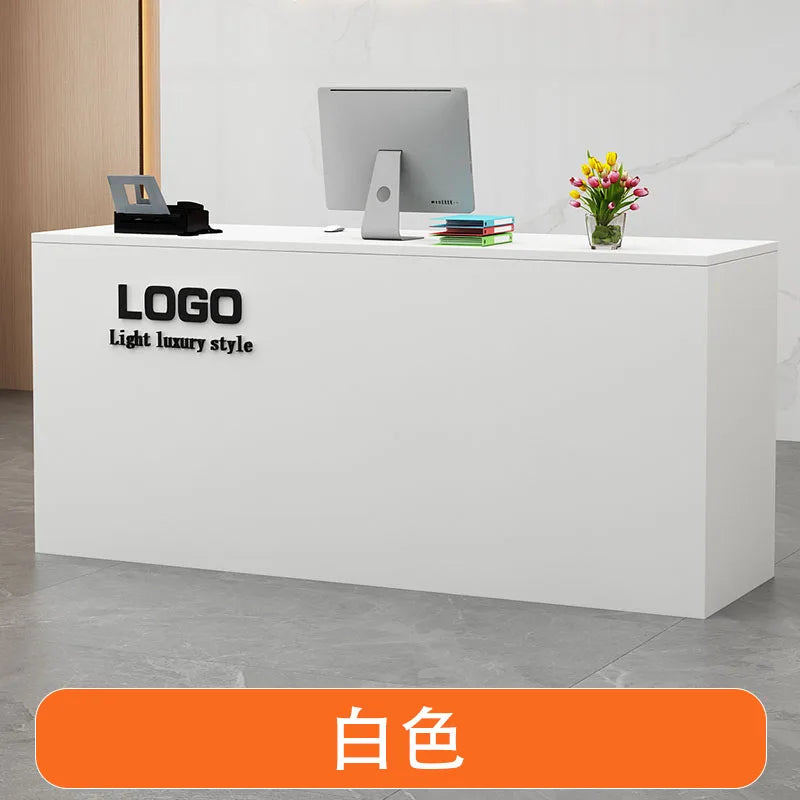 Display Modern Reception Desks Decorations Beauty Salon Reception Desks Checkout Counter Mostrador Negocio Commercial Furniture