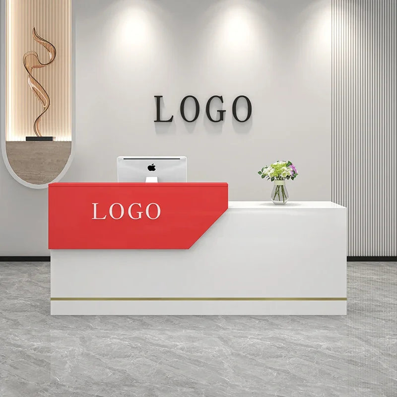 Decoration Reception Desks Displaycheckout Counter Reception Desks Beauty Salon Mostrador Negocio Commercial Furniture