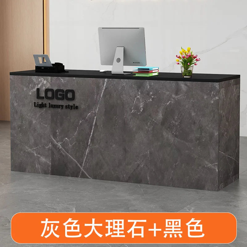 Display Modern Reception Desks Decorations Beauty Salon Reception Desks Checkout Counter Mostrador Negocio Commercial Furniture