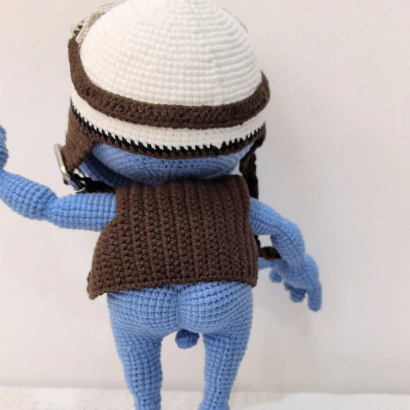 Crochet Dolls Anime Doll Crazy Frog Birthday Gifts Home Deco Finshed Dolls