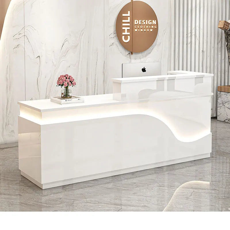 Display Kitchen Reception Desks Decorations Counter Desk Reception Desks Beauty Salon Mostrador Negocio Commercial Furniture